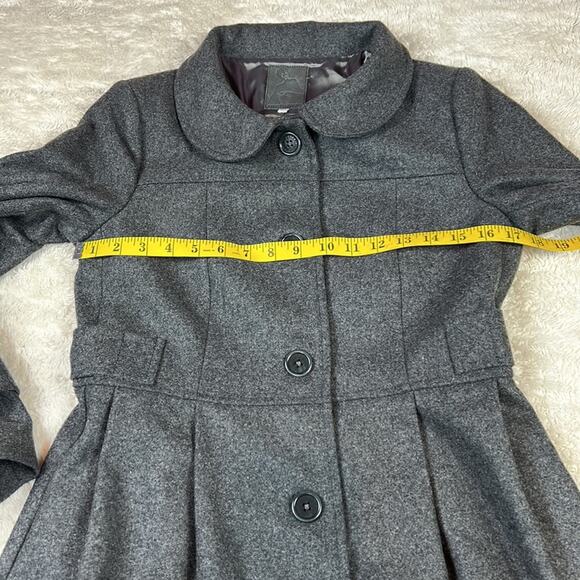 Maria Westerlind limited edition Lovis grey long wool blend peacoat,36 or small - Picture 7 of 13